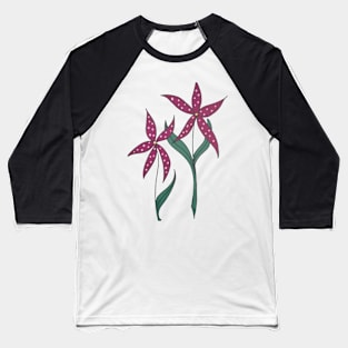 Flower Baseball T-Shirt